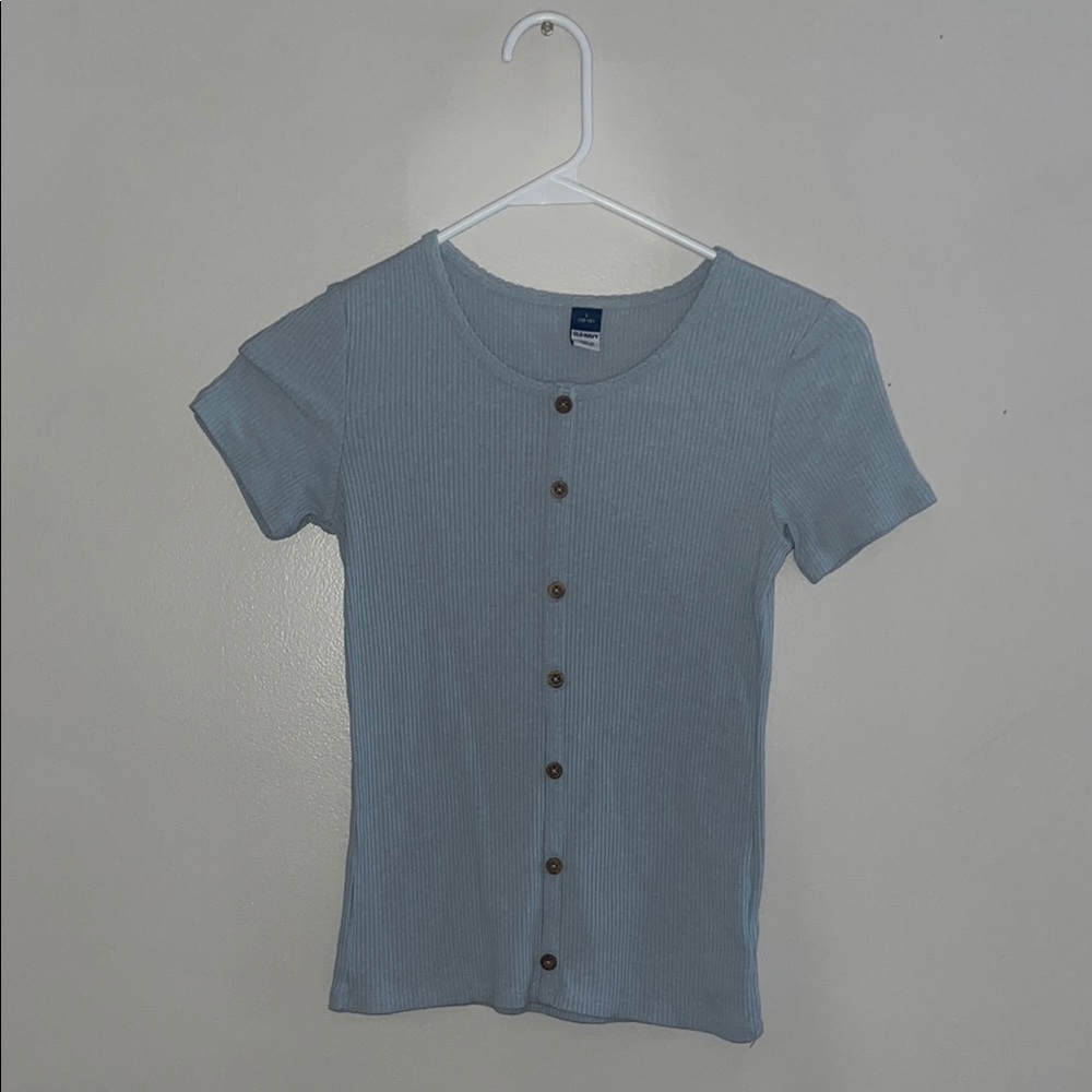 Old Navy light blue Ribbed Top